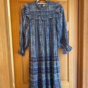 Blue Doen Dress Size Small